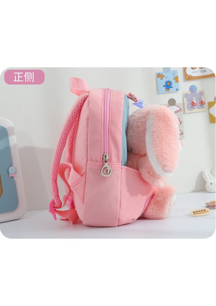 Karikatür Anaokulu Sırt Çantası Çocuk Okul Çantası Sevimli Peluş Tavşan Bebek Sırt Çantası (Yurt Dışından) fırsatları