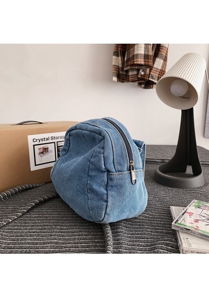 Denim Çapraz Çanta Kadın Kabuk Çanta Moda Basit Rahat Retro Omuz Çantası (Yurt Dışından) modelleri