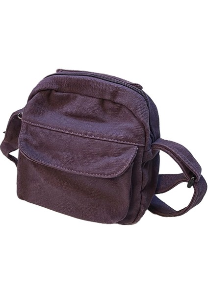 Cep Telefonu Çantası Düz Renk Çapraz Çanta Yıkama Tuval Çanta Kadın Omuz Çantası Küçük Omuz Çantası (Yurt Dışından)