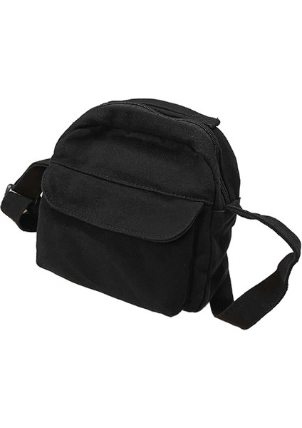 Cep Telefonu Çantası Düz Renk Çapraz Çanta Yıkama Tuval Çanta Kadın Omuz Çantası Küçük Omuz Çantası (Yurt Dışından)