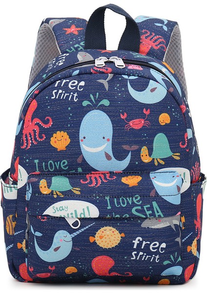 Yürümeye Başlayan Çocuk Baskılı Sırt Çantası, Şık ve Yük Azaltıcı, Erkek ve Kadın Bebek Okul Çantası, Sevimli Karikatür Sırt Çantası (Yurt Dışından)