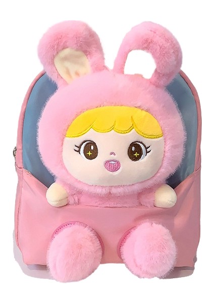 Karikatür Anaokulu Okul Çantası Girly Kalp Ilköğretim Okulu Öğrenci Sırt Çantası Peluş Bebek Sırt Çantası Erkekler ve Kızlar Için (Yurt Dışından)