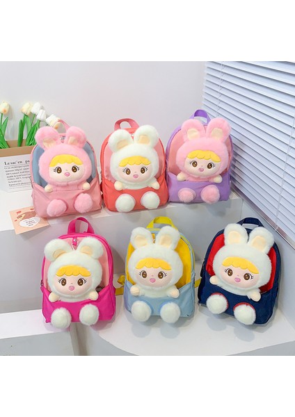 Karikatür Anaokulu Okul Çantası Girly Kalp Ilköğretim Okulu Öğrenci Sırt Çantası Peluş Bebek Sırt Çantası Erkekler ve Kızlar Için (Yurt Dışından) fiyatları