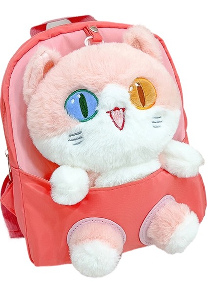 Karikatür Çocuk Sırt Çantası Moda Kedi Bebek Sırt Çantası Çıkarılabilir Anaokulu Okul Çantası Stokta (Yurt Dışından)