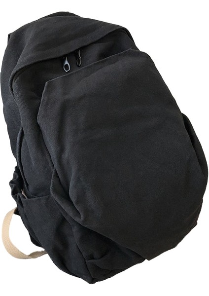 Sırt Çantası Kadın Yıkanmış Kanvas Edebi Kolej Tarzı Öğrenci Okul Çantası Rahat Kişiselleştirilmiş Sırt Çantası (Yurt Dışından)