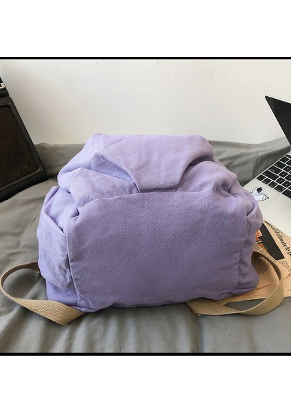 Sırt Çantası Kadın Yıkanmış Kanvas Edebi Kolej Tarzı Öğrenci Okul Çantası Rahat Kişiselleştirilmiş Sırt Çantası (Yurt Dışından) indirimleri