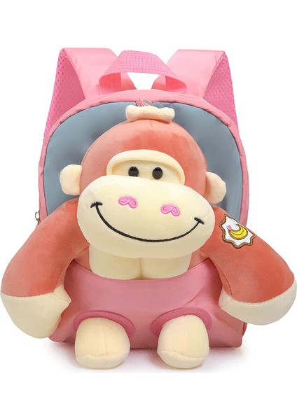 Yaratıcı Bebek Çocuk Sırt Çantası Karikatür Orangutan Bebek Anaokulu Okul Çantası Büyük Kapasiteli Sırt Çantası (Yurt Dışından)