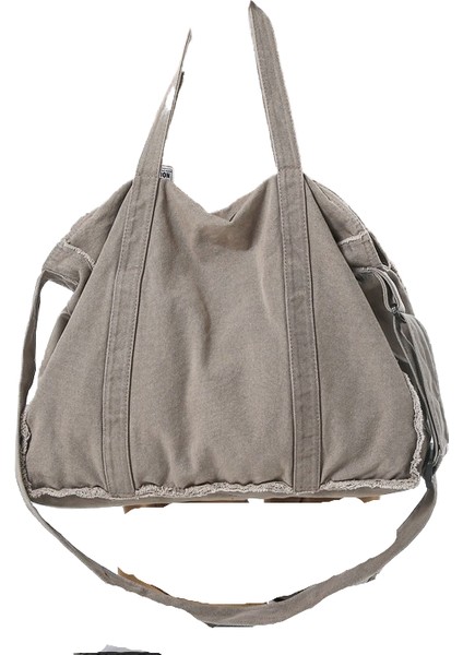 Omuz Çantası Erkek ve Kadın Kişilik Çapak Kanvas Çanta Taşınabilir Messenger Çanta Öğrenci Postacı Çantası (Yurt Dışından)