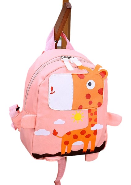Karikatür Sırt Çantası Mini Anti-Kayıp Çocuk Çantası Zürafa Küçük Sırt Çantası Çocuk Çantası (Yurt Dışından)