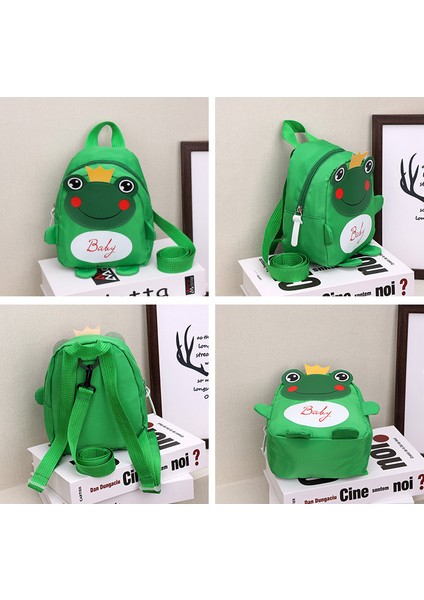 Anaokulu Küçük Okul Çantası Karikatür Sevimli Çocuk Sırt Çantası Kurbağa Ultra Hafif Sırt Çantası (Yurt Dışından) fiyatları