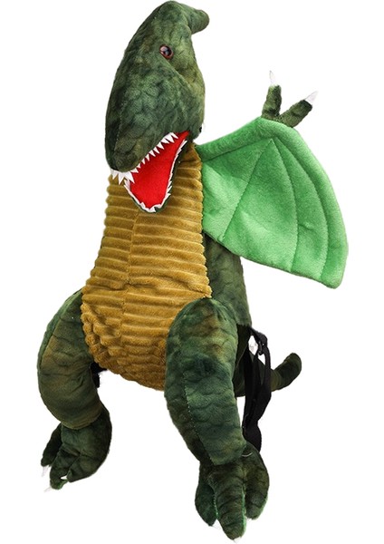 Büyük Kapasiteli Dinozor Sırt Çantası, Yakışıklı Çocuğun Sırt Çantası, Şık ve Çok Yönlü Kontrast Renkli Lekeli Çanta (Yurt Dışından)