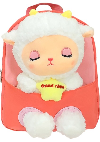 Sevimli Kuzu Bebek Sırt Çantası Hafif Su Geçirmez Çocuk Okul Çantası Karikatür Koyun Bebek Anaokulu Sırt Çantası (Yurt Dışından)