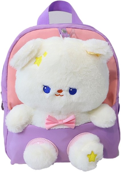 Çocuk Anaokulu Okul Çantaları, Erkek ve Kız Sırt Çantaları, Sevimli Karikatür Ayı Peluş Bebek Sırt Çantaları (Yurt Dışından)