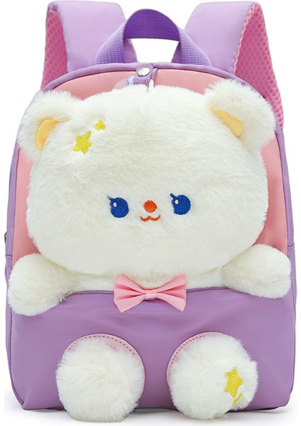 Çocuk Anaokulu Okul Çantaları, Erkek ve Kız Sırt Çantaları, Sevimli Karikatür Ayı Peluş Bebek Sırt Çantaları (Yurt Dışından) fiyatları