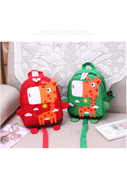 Karikatür Sırt Çantası Mini Anti-Kayıp Çocuk Çantası Zürafa Küçük Sırt Çantası Çocuk Çantası (Yurt Dışından) fiyatları