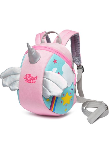 Anaokulu Karikatür Okul Çantası Çocuk Erkek Kız Omuz Anti-Kayıp Sırt Çantası Sevimli Çanta (Yurt Dışından)