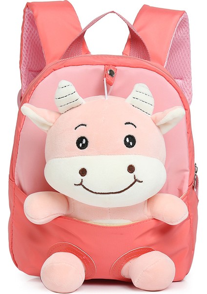 Yürüyor Karikatür Bölünmüş Çanta Sırt Çantası Peluş Buzağı Moda Rahat Sevimli Anaokulu Okul Çantası (Yurt Dışından)