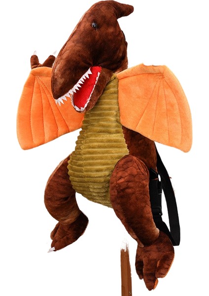 Büyük Kapasiteli Dinozor Sırt Çantası, Yakışıklı Çocuğun Sırt Çantası, Şık ve Çok Yönlü Kontrast Renkli Lekeli Çanta (Yurt Dışından)