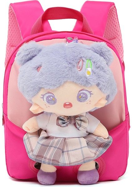 Karikatür Bebek Dikiş Çocuk Çantası Sevimli Prenses Bebek Kız Anaokulu Okul Çantası Sırt Çantası (Yurt Dışından)