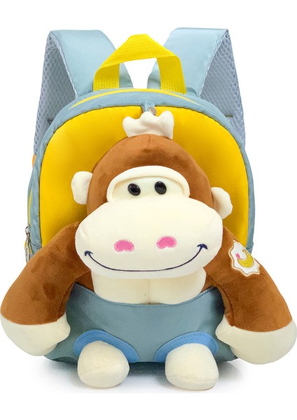 Yaratıcı Bebek Çocuk Sırt Çantası Karikatür Orangutan Bebek Anaokulu Okul Çantası Büyük Kapasiteli Sırt Çantası (Yurt Dışından)