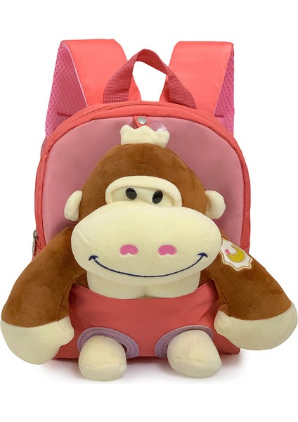 Yaratıcı Bebek Çocuk Sırt Çantası Karikatür Orangutan Bebek Anaokulu Okul Çantası Büyük Kapasiteli Sırt Çantası (Yurt Dışından)