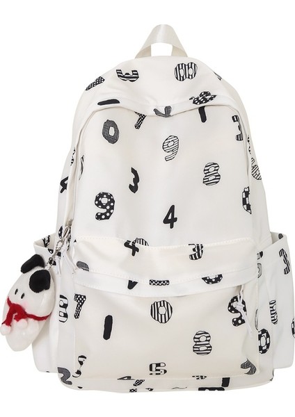 Kız Çocukları Için Baskılı Sırt Çantası, Ortaokul ve Lise Ilkokul Öğrencilerinin Okul Çantaları, Geniş Kapasiteli Gündelik Sırt Çantaları (Yurt Dışından)