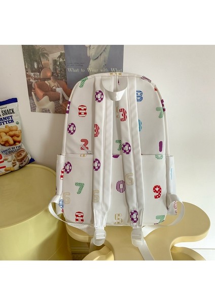 Kız Çocukları Için Baskılı Sırt Çantası, Ortaokul ve Lise Ilkokul Öğrencilerinin Okul Çantaları, Geniş Kapasiteli Gündelik Sırt Çantaları (Yurt Dışından) modelleri