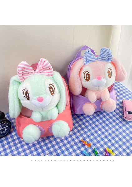 Çocuk Sırt Çantası Sevimli Tavşan Bebek Öğrenci Anaokulu Okul Çantası Yaratıcı Bebek Sırt Çantası (Yurt Dışından) fiyatları