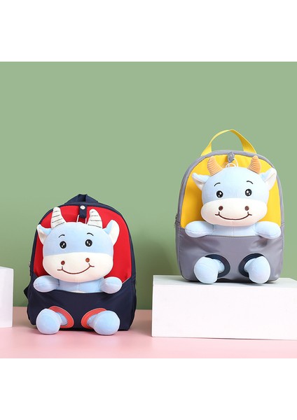 Yürüyor Karikatür Bölünmüş Çanta Sırt Çantası Peluş Buzağı Moda Rahat Sevimli Anaokulu Okul Çantası (Yurt Dışından) fırsatları