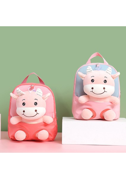 Yürüyor Karikatür Bölünmüş Çanta Sırt Çantası Peluş Buzağı Moda Rahat Sevimli Anaokulu Okul Çantası (Yurt Dışından) modelleri