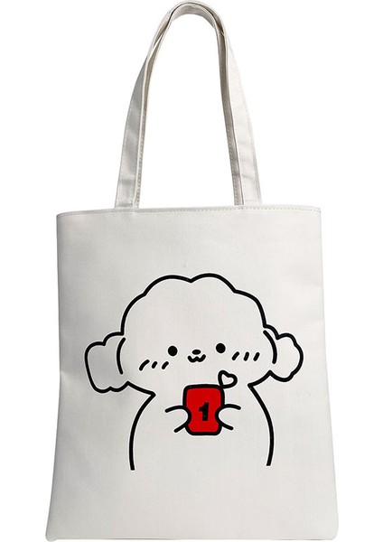 Kolej Tarzı Tek Omuz Kanvas Çanta Kadın Büyük Kapasiteli Çanta Kız Öğrenci Sınıf Çantası (Yurt Dışından)