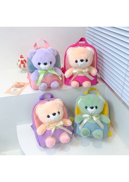 Çocuk Sırt Çantası, Sevimli Ayı Bebek Sırt Çantası, Çıkarılabilir Ultra Hafif ve Kullanışlı Anaokulu Okul Çantası, Çocuk Sırt Çantası (Yurt Dışından) fırsatları