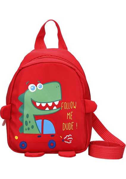 Çocuk Anti-Kayıp Araba Dinozor Sırt Çantası Erkek ve Kız Karikatür Sevimli Sırt Çantası Bebek Anaokulu Okul Çantası (Yurt Dışından)