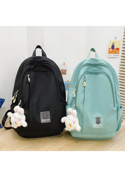Şeker Renk Basit Sırt Çantası Ortaokul Öğrencisi Okul Çantası Büyük Kapasiteli Rahat Seyahat Sırt Çantası (Yurt Dışından) indirimleri