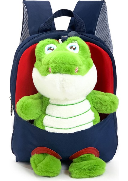 Yaratıcı Sevimli Timsah Çocuk Sırt Çantası Aşınmaya Dayanıklı Hafif Anaokulu Okul Çantası Moda Moda Küçük Sırt Çantası (Yurt Dışından)