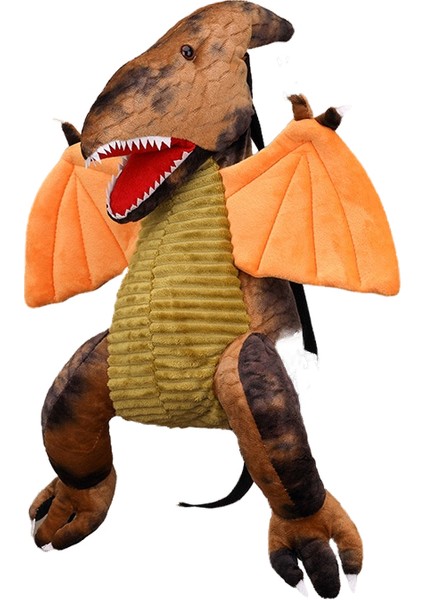 Büyük Kapasiteli Dinozor Sırt Çantası, Yakışıklı Çocuğun Sırt Çantası, Şık ve Çok Yönlü Kontrast Renkli Lekeli Çanta (Yurt Dışından)