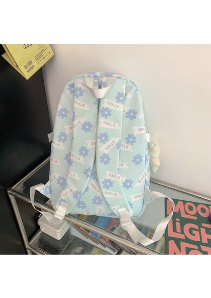 Sevimli Baskılı Sırt Çantası Ortaokul Lise Öğrenci Okul Çantası Büyük Kapasiteli Eğlence Sırt Çantası (Yurt Dışından) modelleri