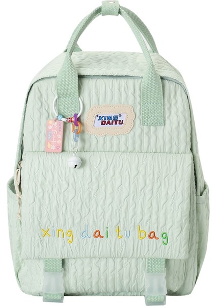 Şeker Renk Sırt Çantası Öğrenci Orta Okul Okul Çantası Büyük Kapasiteli Hafif Çok Amaçlı Sırt Çantası (Yurt Dışından)