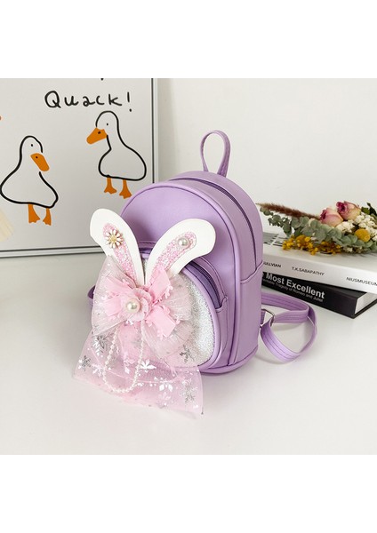 Sevimli Çocuk Sırt Çantası Dantel Moda Anaokulu Okul Çantası Kız Sırt Çantası (Yurt Dışından)