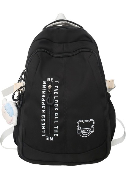 Ortaokul ve Lise Öğrencileri Için Sevimli Sırt Çantası, Büyük Kapasiteli Gündelik Seyahat Sırt Çantası (Yurt Dışından)