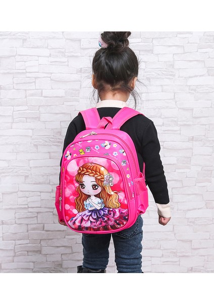 Çocuk Okul Çantaları, Anaokulu Karikatür Sırt Çantaları, Bayan Sevimli Baskılı Ilkokul Öğrencilerinin Yükünü Azaltan Sırt Çantaları (Yurt Dışından) modelleri
