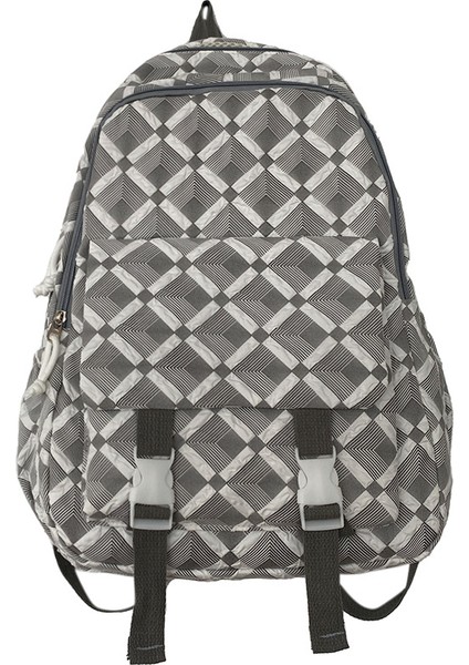 Basit Sırt Çantası, Ortaokul ve Lise Öğrencisi Okul Çantası, Büyük Kapasiteli, Yükü Azaltan Gündelik Sırt Çantası (Yurt Dışından)