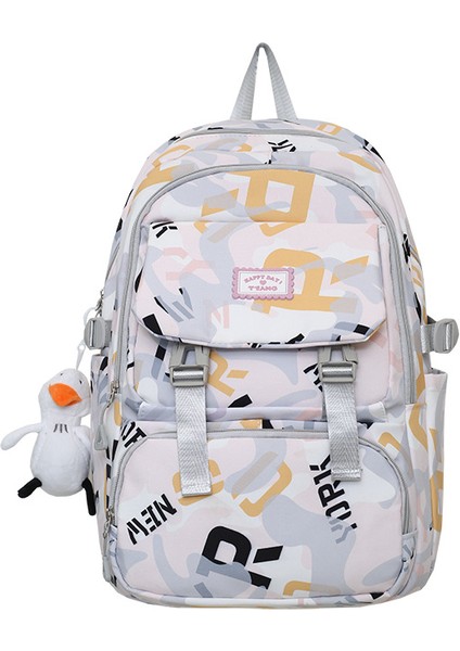 Sırt Çantası Büyük Kapasiteli Graffiti Sırt Çantası Rahat Ortaokul Lise Öğrencisi Kolej Çantası (Yurt Dışından)