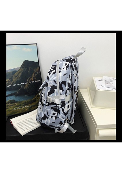 Sırt Çantası Büyük Kapasiteli Graffiti Sırt Çantası Rahat Ortaokul Lise Öğrencisi Kolej Çantası (Yurt Dışından) modelleri