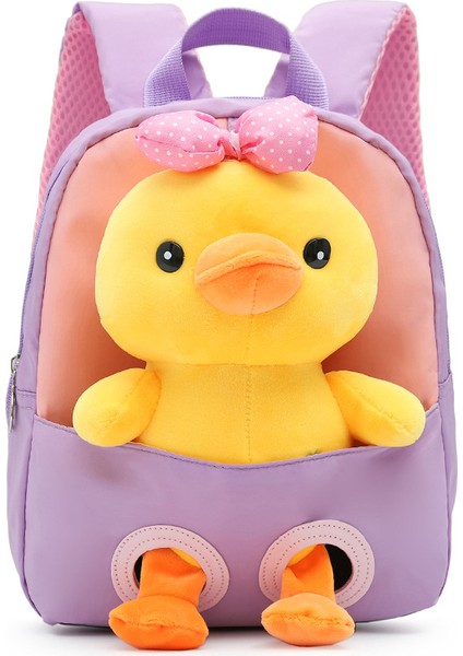 Yaratıcı Çocuk Sırt Çantası Sevimli Küçük Ördek Anaokulu Okul Çantası Kız Sırt Çantası (Yurt Dışından)