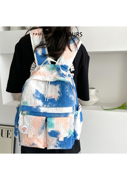 Okul Çantası Kadın Grafiti Render Baskılı Sırt Çantası (Yurt Dışından) fırsatları
