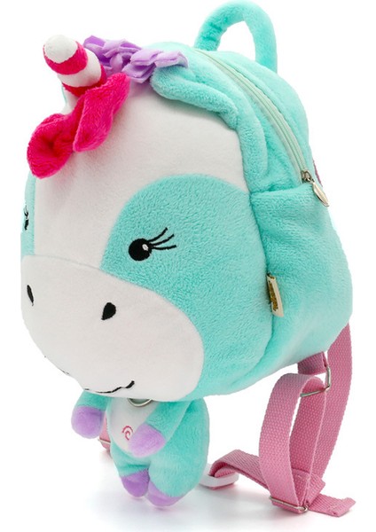 Bebek Kızlar ve Çocuklar Için Karikatür Anti-Kayıp Sırt Çantası Peluş Küçük Çanta (Yurt Dışından)