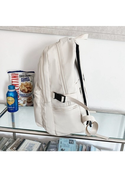 Erkekler ve Kadınlar Için Basit Sırt Çantası, Ortaokul ve Lise Öğrencileri Için Okul Çantası, Büyük Kapasiteli Naylon Gündelik Sırt Çantası (Yurt Dışından) modelleri