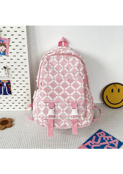 Basit Sırt Çantası, Ortaokul ve Lise Öğrencisi Okul Çantası, Büyük Kapasiteli, Yükü Azaltan Gündelik Sırt Çantası (Yurt Dışından) fiyatları