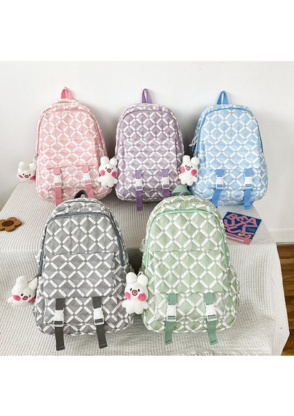 Basit Sırt Çantası, Ortaokul ve Lise Öğrencisi Okul Çantası, Büyük Kapasiteli, Yükü Azaltan Gündelik Sırt Çantası (Yurt Dışından) modelleri